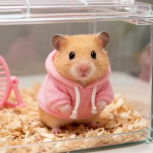 1 PC Warm Winter Pet Pullover Hoodies Outdoor Clothing for Small Animals Bunny Kitten Baby Rabbit Guinea Pig Cosplay Sweatshirt