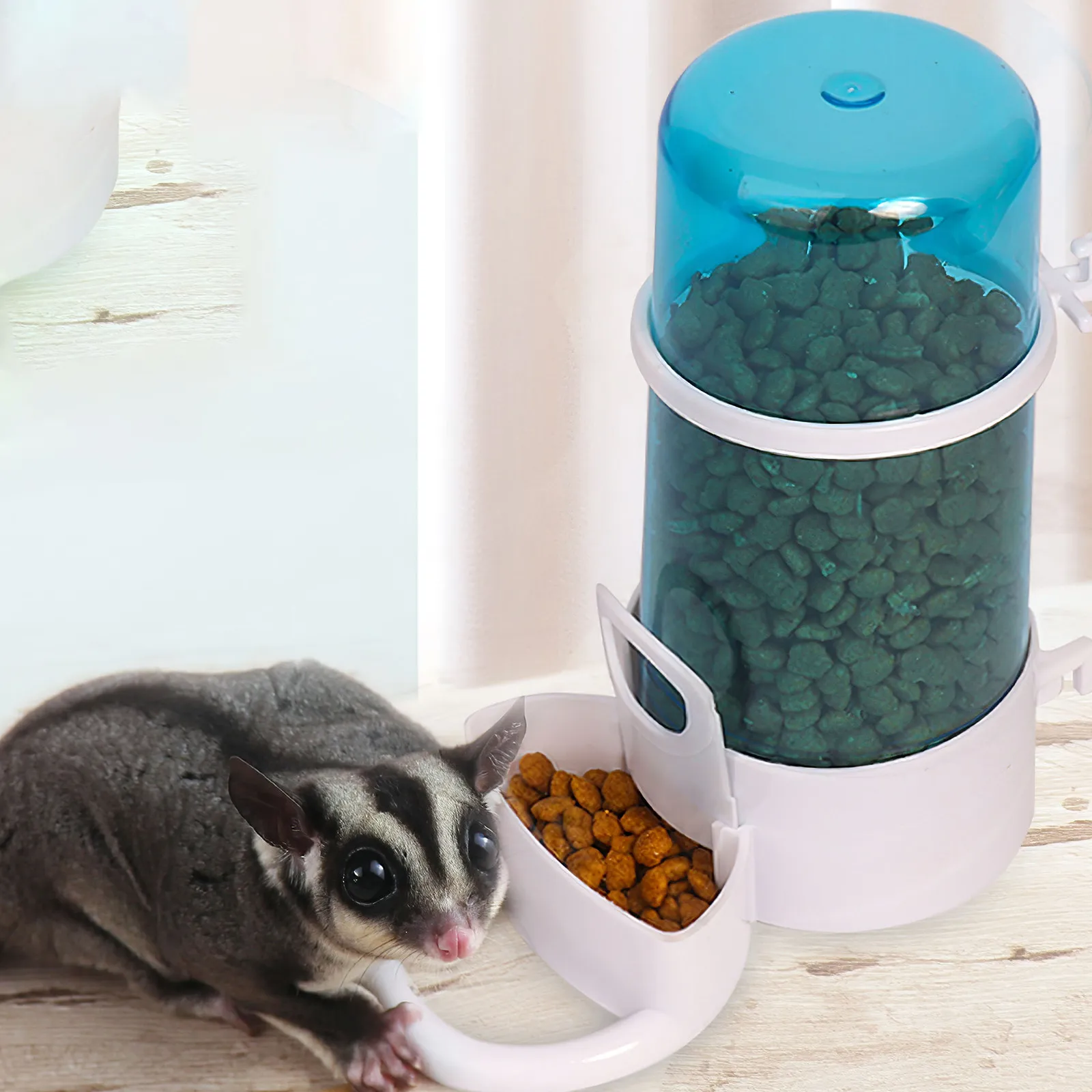 2Pcs Small Pet Automatic Feeder Rabbits Hamster Drinking Bowl Self Dispensing Water Dispenser Pet Automatic Feeder - Image 4
