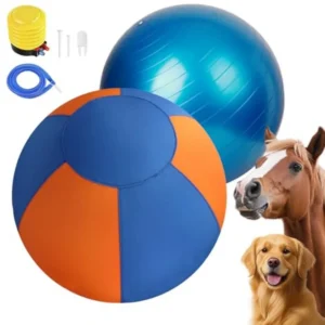 Herding Ball for Dogs - Durable Waterproof Dog Toy Dual-Layer Large Interactive Pet Play Ball for Australian Shepherds Cattle D