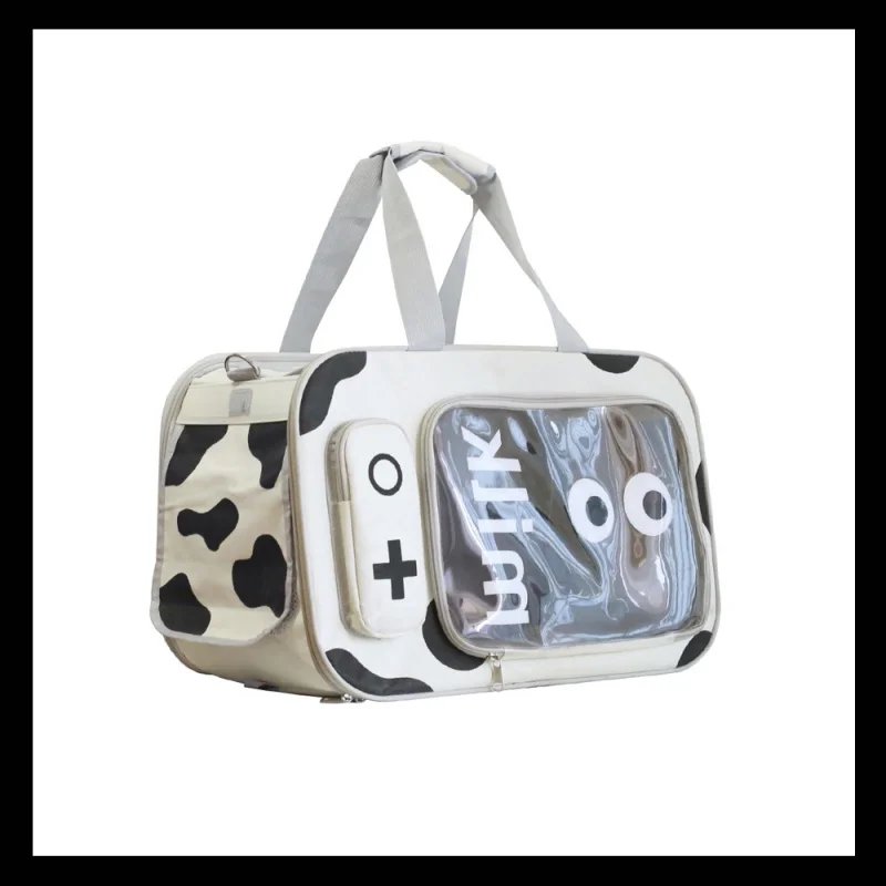 Cat bag, Portable Suitcase For Outdoor Use, Large Capacity Dog Space Cabin Trolley, Cat Suitcase, Pet Handbag, Crossbody - Image 6