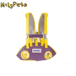 Breathable Pet Outing Backpack Adjustable Strap Full Support Dog Lift Harness Portable Shoulder＆Handheld Dogs Sling Carrier