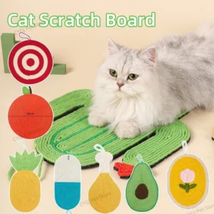 Cat Scratch Board Cactus Style Anti Cat Scratch Grinding Claw Board Hanging Cats Scratch Pad Scratching Post Cat Toys 고양이