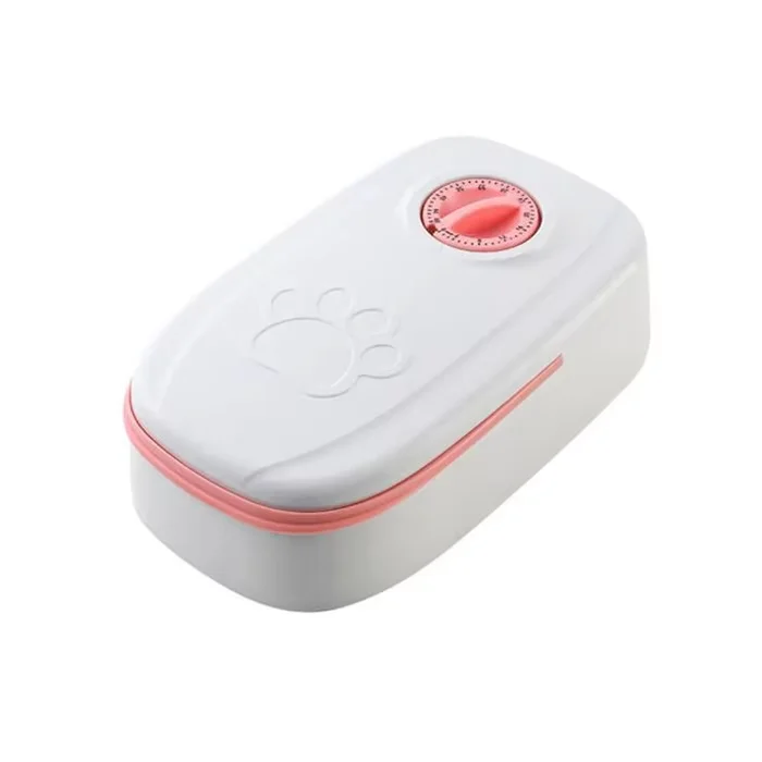2 Meals Timed Automatic Dog Feeder Dual Bowls Smart Cat Food Dispenser Wet Dry Pet Food Dispenser Pet Feeder Cat Accessories - Image 12
