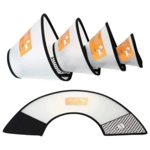 Pet Elizabeth Collar Puppy Anti Bite Grasping Collar for Small Large Dogs Recovery Cone Ring Cats Neck Wound Healing Accessories