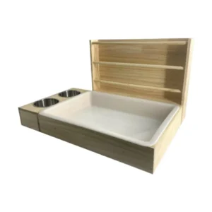 3 in 1 Rabbit Hay Feeder Guinea Pig Hay Holder for Gerbil Hamster Rabbit