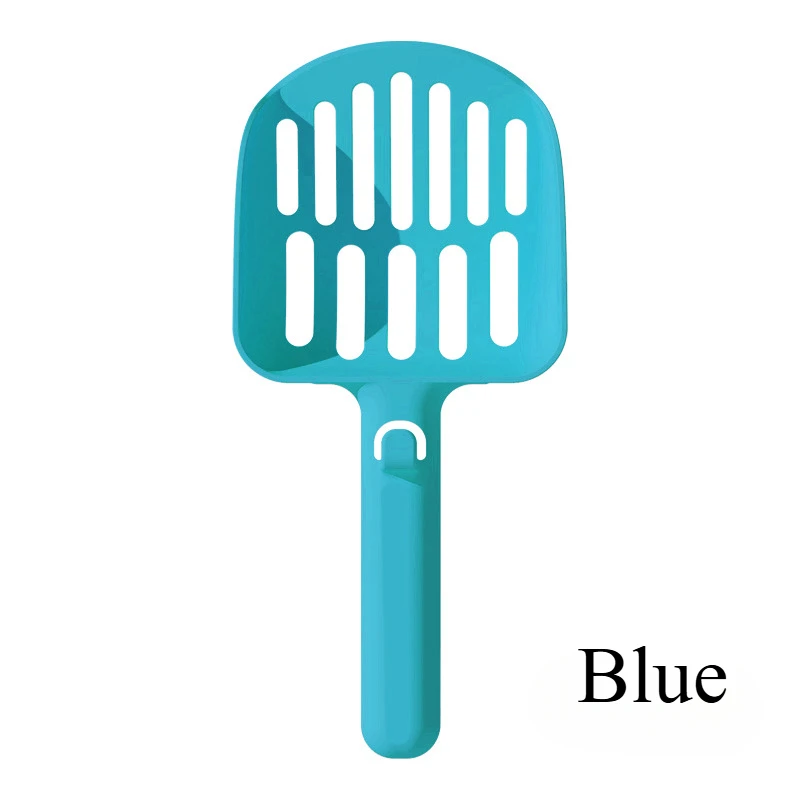 Macron Color Large Cat Litter Scoop Toilet Litter Box Cleaning Long Handled Cat Poop Scoop Large Hole Tofu Cat Litter Scoop - Image 9