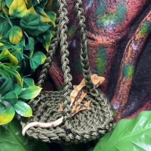 Nylon Hanging Hamster Hammock Swing Comfortable Pet Bed Swing Hamster Hanging Cage Squirrel Cage Nest with Pad