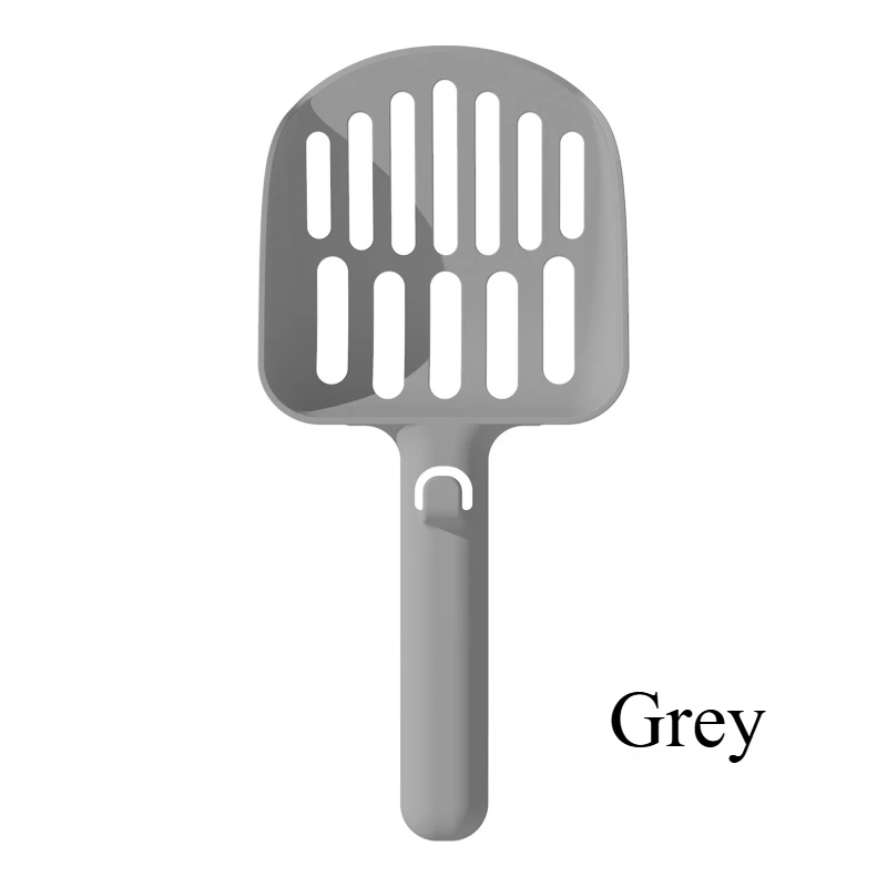 Macron Color Large Cat Litter Scoop Toilet Litter Box Cleaning Long Handled Cat Poop Scoop Large Hole Tofu Cat Litter Scoop - Image 8