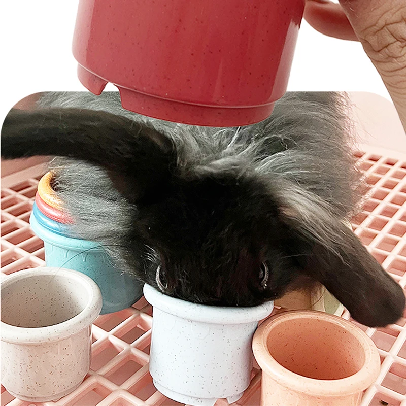 Stacking Cups Toy For Rabbits, Multi-colored Reusable Small Animals Puzzle Toys For Hiding Food Playing, Small Animals Pet Toys - Image 4