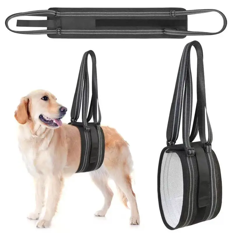 Dog Lift Harness Adjustable Dog Sling for Back Legs Support Rehab Harness for Weak Rear Legs Pet Aid Assist Tool For Elderly Dog - Image 7