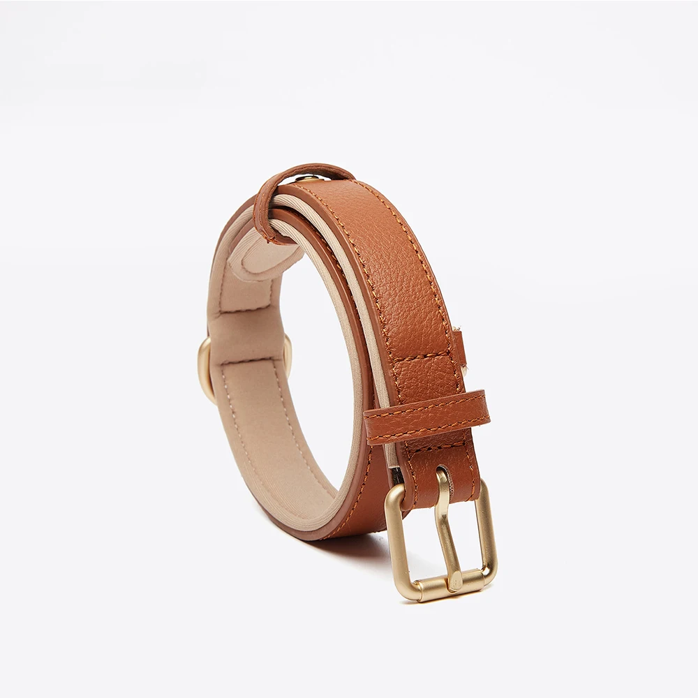 Leather Dog Collar Big Small Dog Soft Padded Collar Adjustable Pet Products for Dog Accessories Dachshund Pitbull Bulldog Collar - Image 11