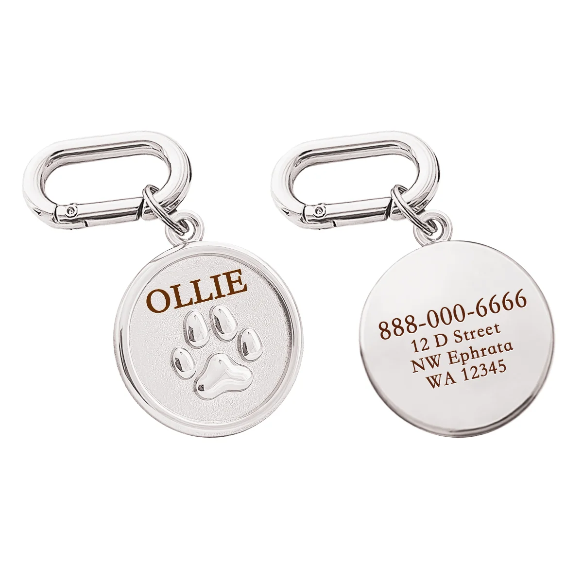 Memopaw Design Personalized Pet Dog Name Tag Copper Free Engraving Anti-lost Collars Tag for Dogs Cats Nameplate - Image 8