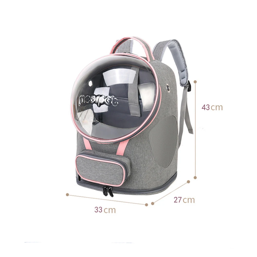 Pet Cat Outdoor Carrier Space Backpack Transparent Large Opening Breathable Carrying Bag for Pet Products Supplies - Image 6