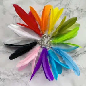 Beautiful Feather Cat Toy Accessories Replace Head Pet Toy Cat Teaser Stick For Changing Heads