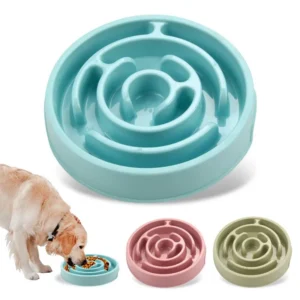 1PC Pet Cat Cat Dog Slow Food Bowl Non-Slip Slow Food Feeding Dog Food Bowl Pet Supplies