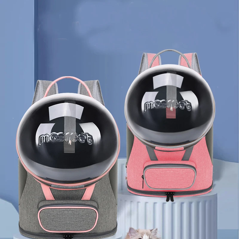 Pet Cat Outdoor Carrier Space Backpack Transparent Large Opening Breathable Carrying Bag for Pet Products Supplies