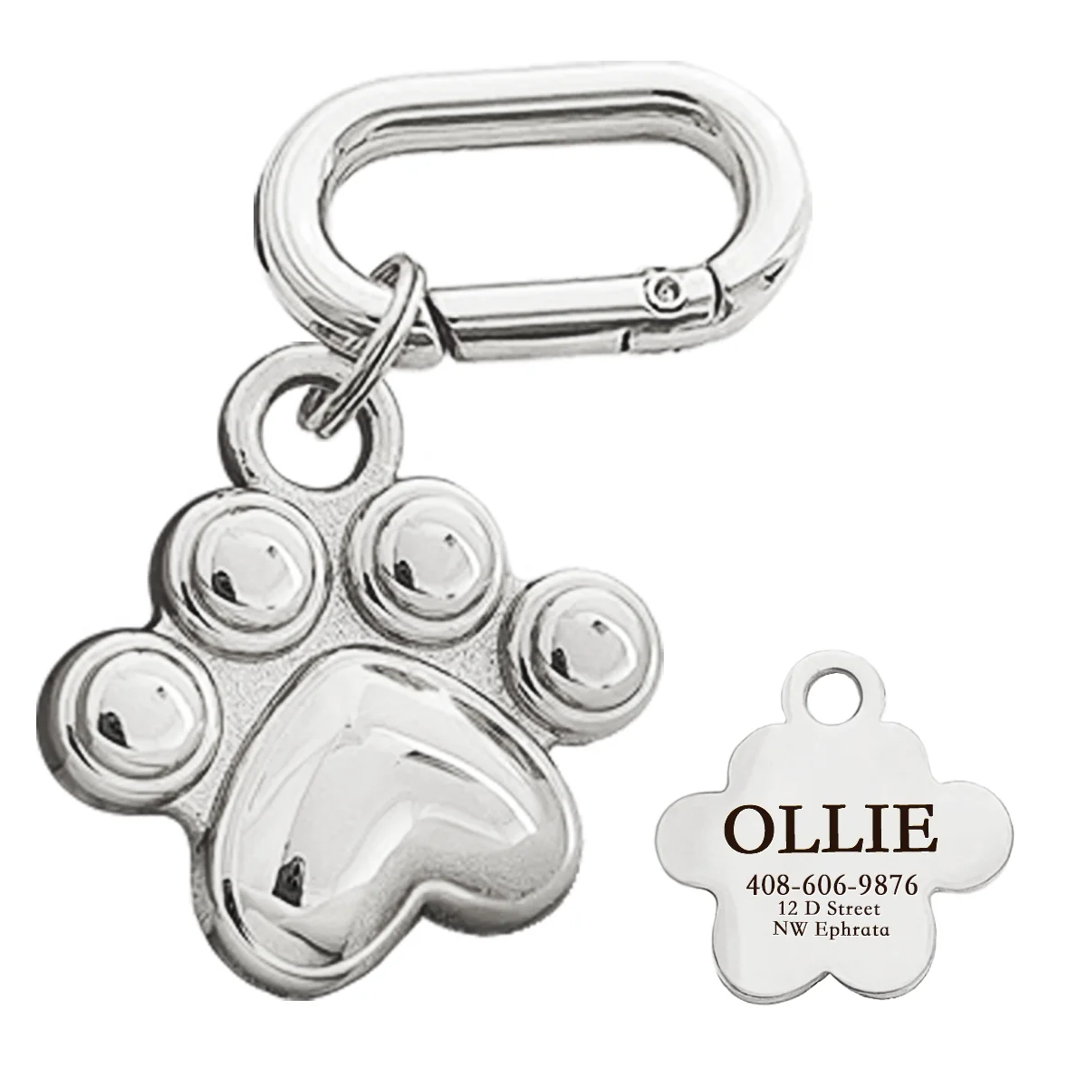 Memopaw Design Personalized Pet Dog Name Tag Copper Free Engraving Anti-lost Collars Tag for Dogs Cats Nameplate - Image 10