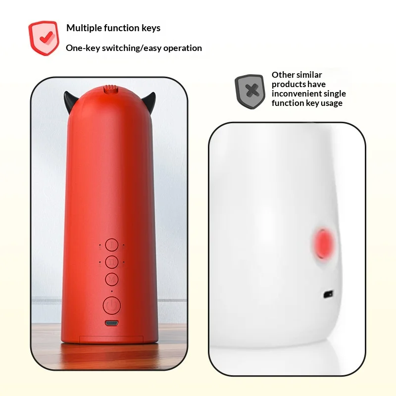 Dicway Little Devil Rechargeable Automatic Infrared Laser Cat Dog Toy Self Playing Interactive Pet Toy For Indoor Pets - Image 2