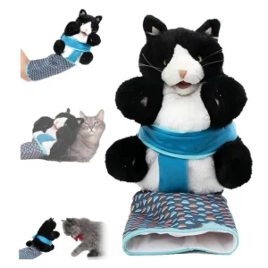 Cat Wrestler, Cat Wrestling Toys Puppet, Cats Wrestling Glove with Tough Padding for Safe and Fun Plush Interactive Cat Toy