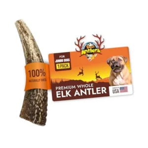 Tibetan Elk Antler for Jumbo Dogs Grade-A Premium Chews Naturally shed Healthy and Longer Lasting Aggressive chewers USA Produc