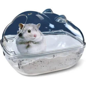 Accessories Acrylic Plastic Hamster Toilet Cage Guinea Pig Transparent Hamster Sand Bath Cage Mouse Box Hamster