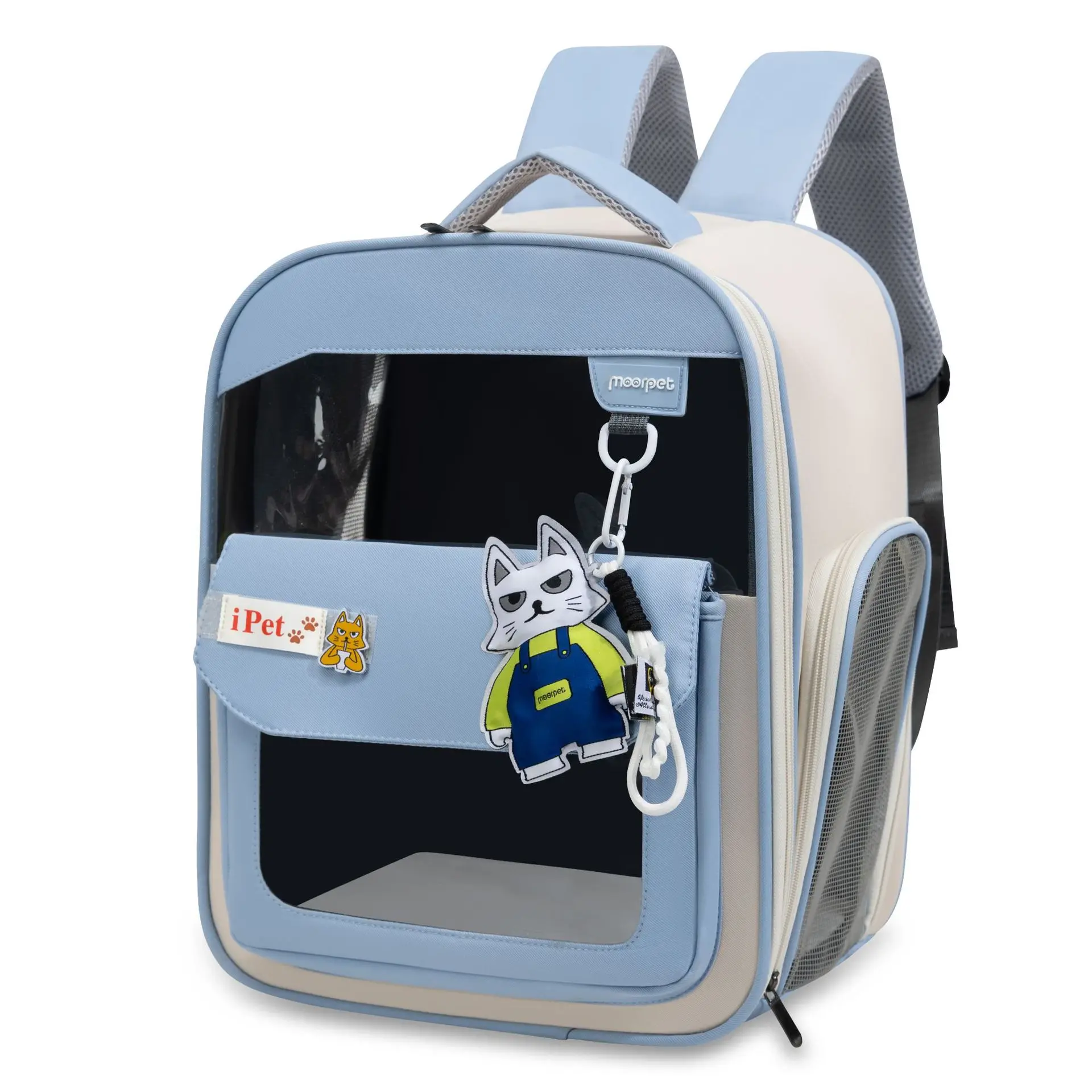 Large-Capacity Multi-Function Pet Carrier Backpack, Large Travel Bag, ventilated, Portable, Hands-Free - Image 6