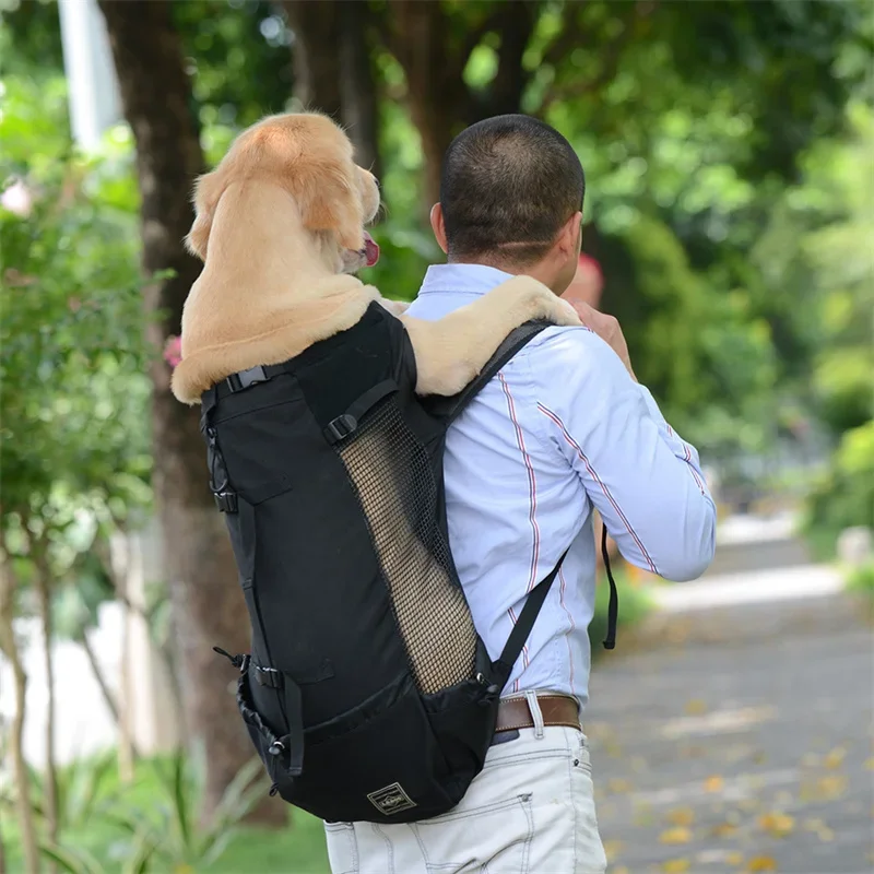 Strong Nylon Dog Carrier Backpack for Small Medium Dogs High Quality Breathable Cycling Backpack for Outdoor Travel Pet Supplies - Image 6