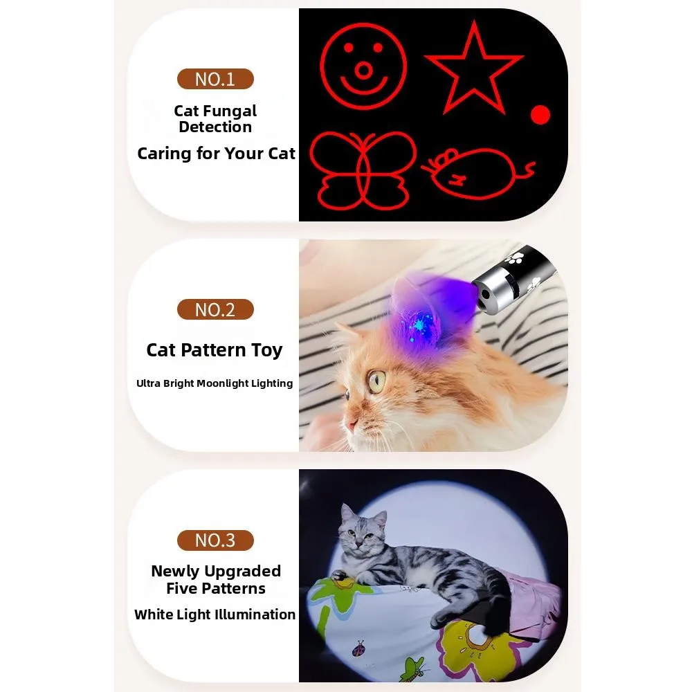 Interactive Laser Pointer Toy for Kittens Feline Entertainment Irritant Free Laser Light LED Scratching Lamp - Image 5