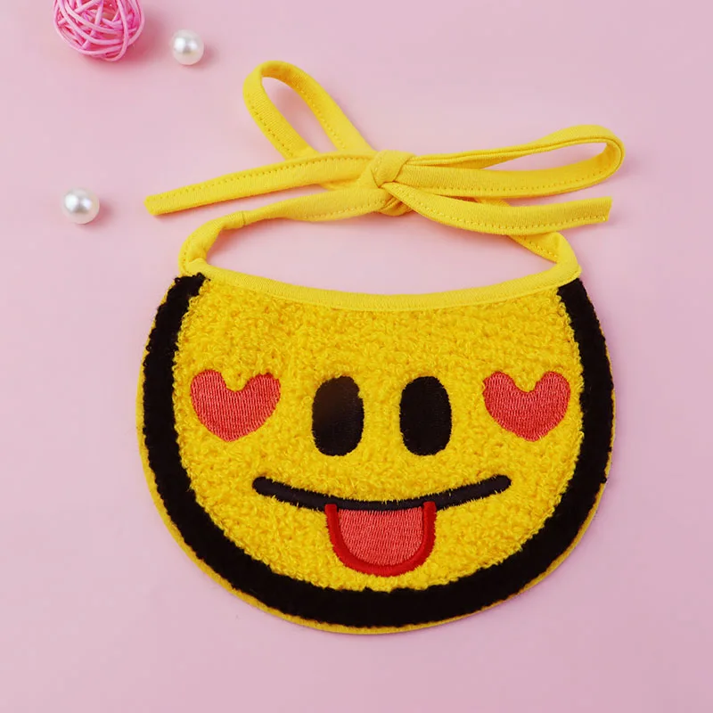 Pet Bib Scarf Collar Happy Smile Face Dog Neckerchief Cat Saliva Towel Pets Accessory - Image 9