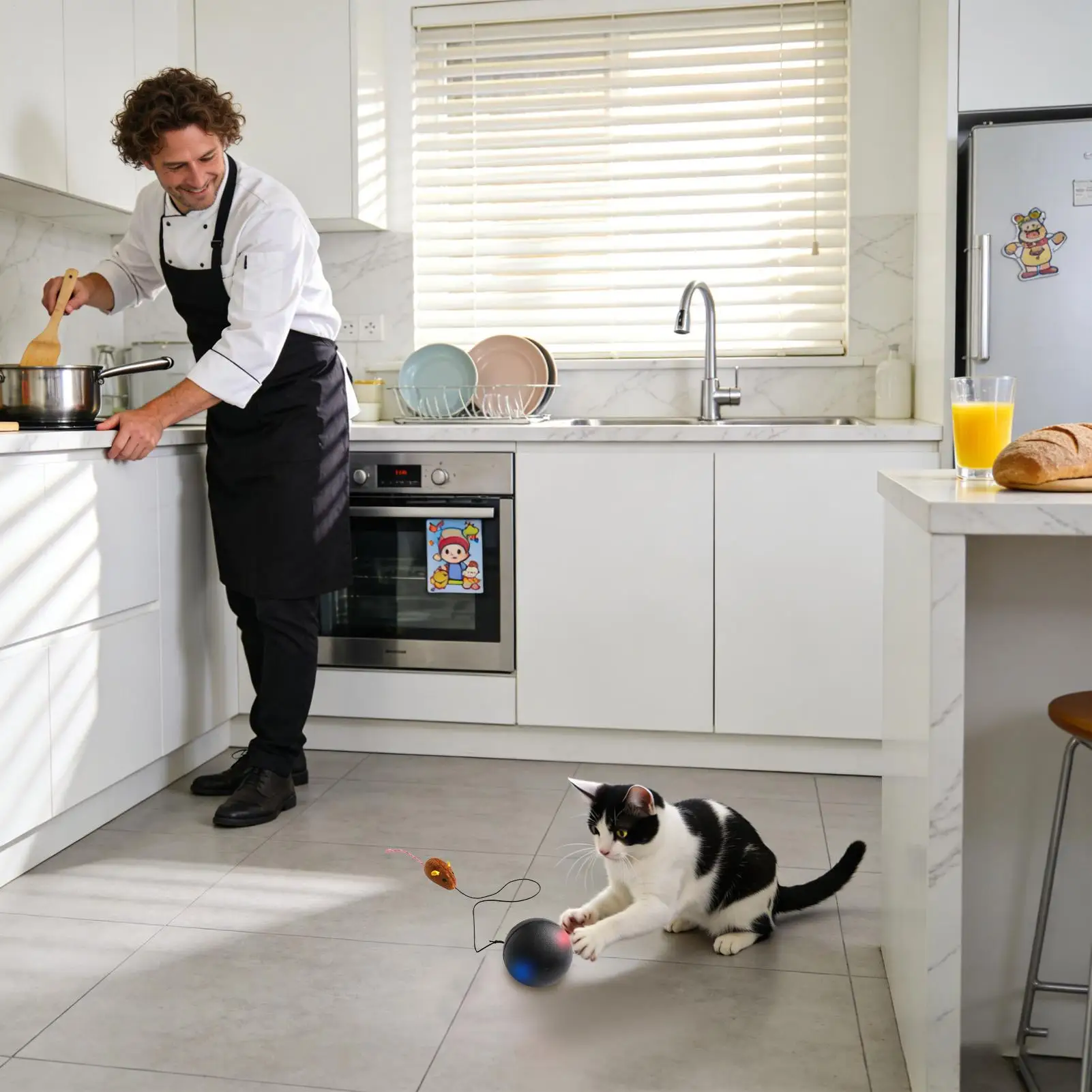 Cat Ball Toy Automatic Electric Moving Games Electric Rolling Ball Cat Toy For Kitten Puppy Dog Pet Play Exercise Enrichment - Image 2