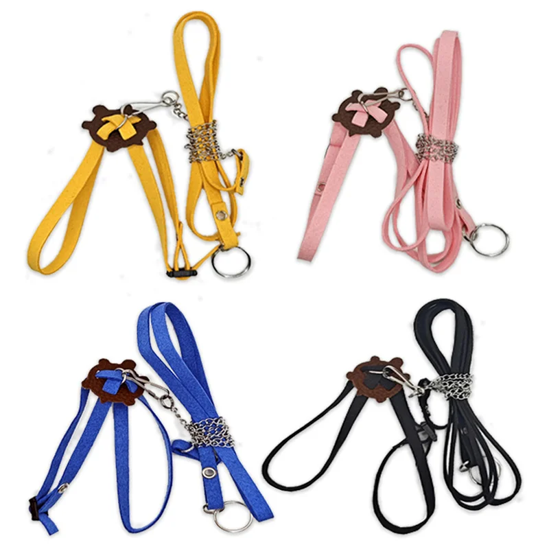 Turtle Traction Belt Control Rope Training Belt Outdoor Walking Leash Harness Reptile Leash Pet Supplies PU Leather Pet Traction - Image 5