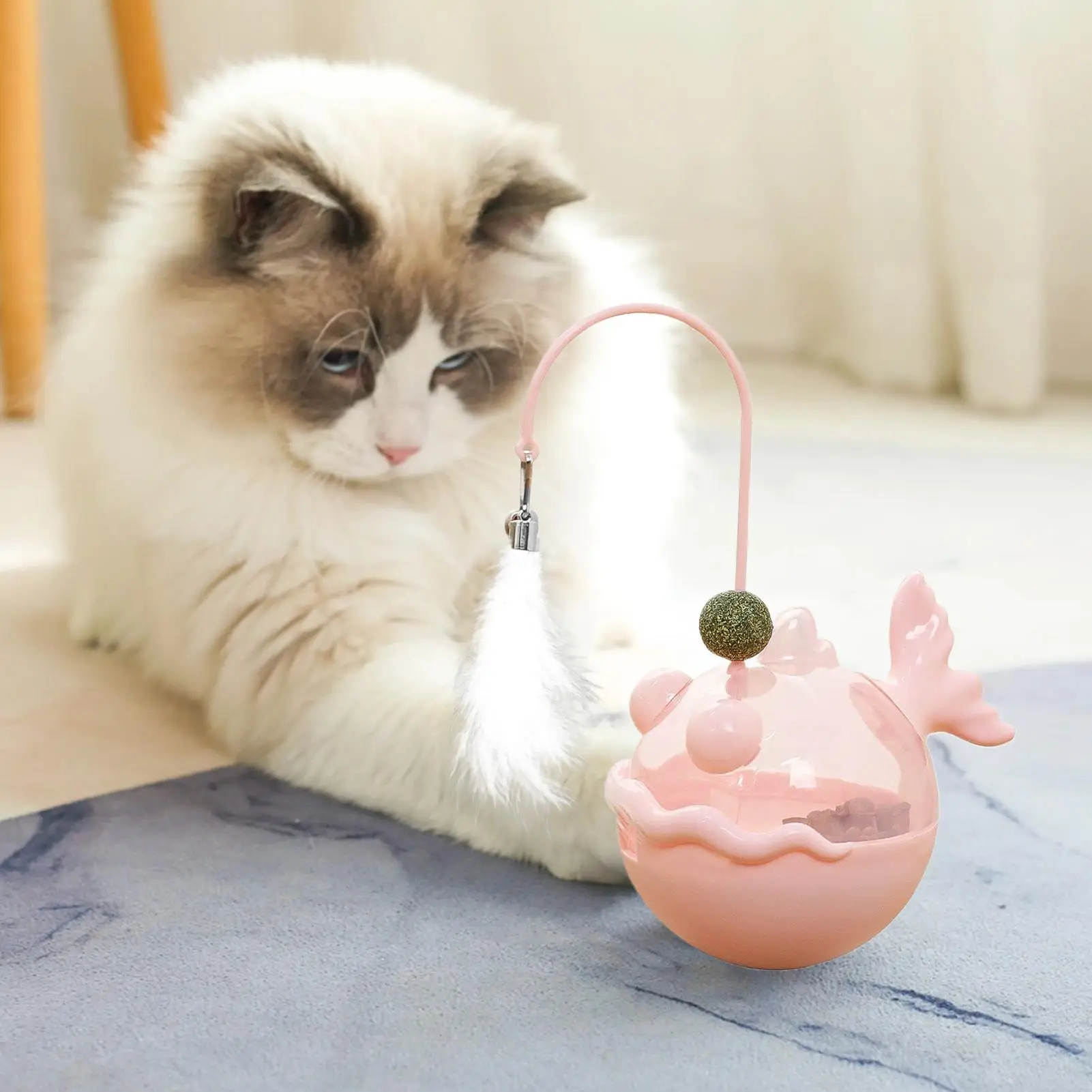 Active Cat Toys Interactive Pet Catnip Ball Cat Enrichment Toys For Indoor For Small Medium Large Kitten Home Indoor Outdoor - Image 3