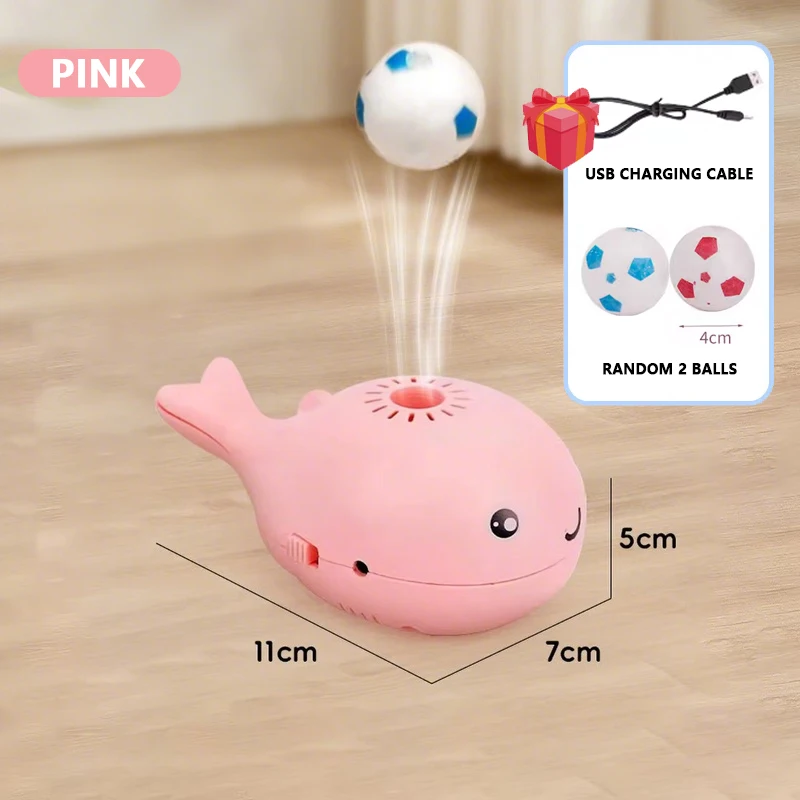 Electric Whale Floating Ball Toys Mini Fan Balancing Blowing Games Ideal Toys for Dogs and Cats Interactive Cat Toys - Image 7
