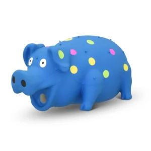 Latex pig and dog toys, random color, bite-resistant rating 1