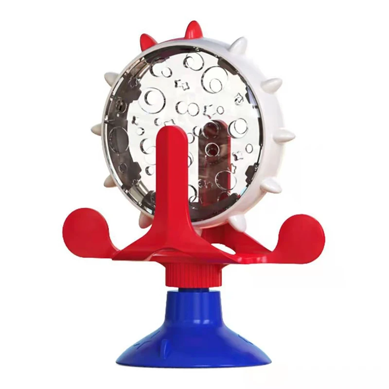 Pet Cat Food Funnel Spinning Windmill Interactive Training Cat Puzzle Toy Compatible with Windmill-Style Cat Food Funnels 1PC - Image 7