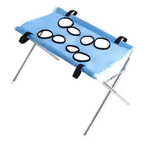 Pet Grooming Hammock with Eight Hole Hanging Harness Cat Grooming Sling for Ear Cleaning Nail Trimming
