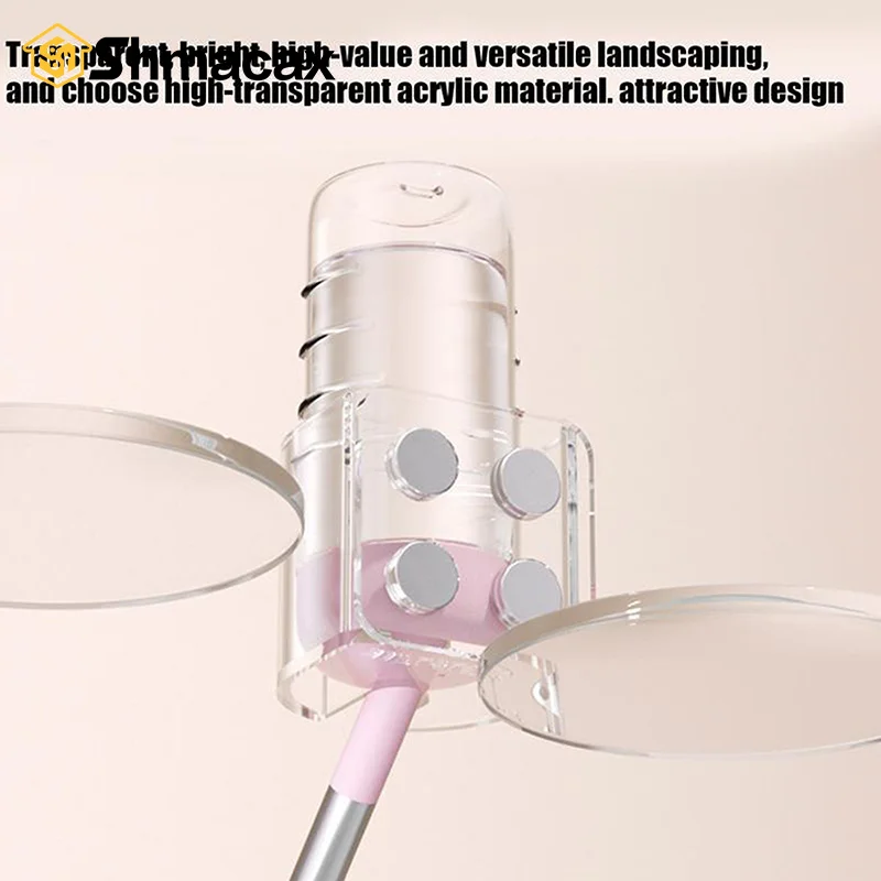 Hamster Water Bottle Stand Transparent Feeder Bracket For Squirrels Leakproof Hamster Water Bottle Magnetic Holder Small - Image 4
