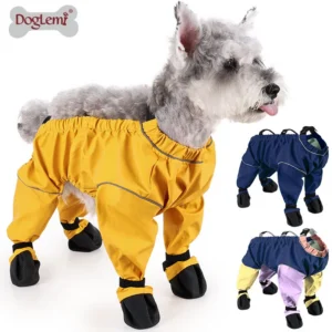 Dog Booties for Small Dogs Outdoor Anti-Slip Anti-Dirty Pet Foot Covers Waterproof Paw Protectors for Teddy Bichon to Prevent Lo