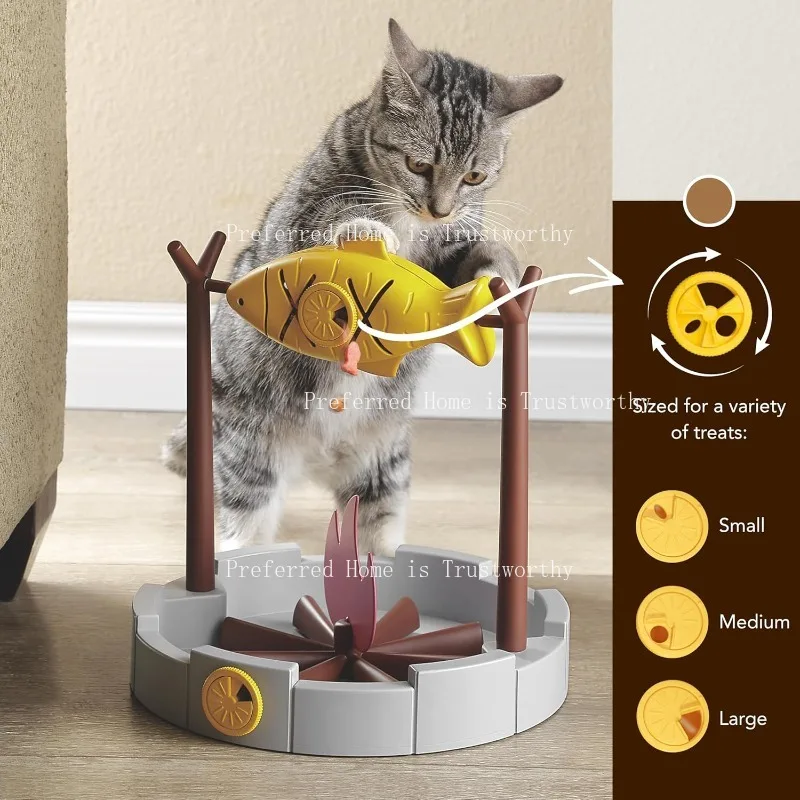 Suitable for Grilled Fish, Cat Toys, Freeze-dried Snacks, Hidden Food Containers, and Self Entertaining Cat Products - Image 6