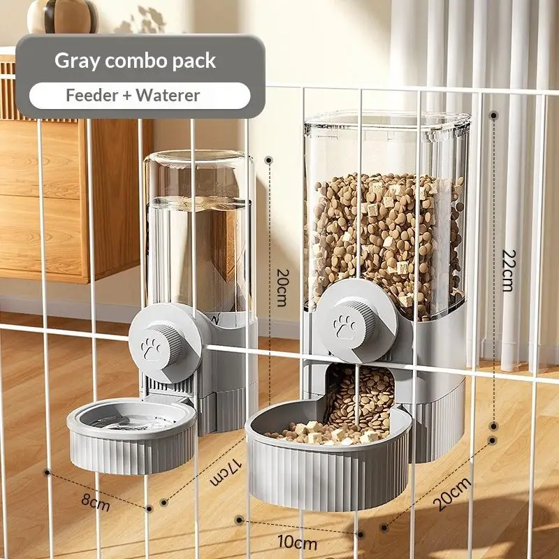 1Pc Pet Cage Hanging Water Dispenser Cat Dog Automatic Water Fountain Feeder Cage Pet Food Bowl Drinking Supply - Image 10