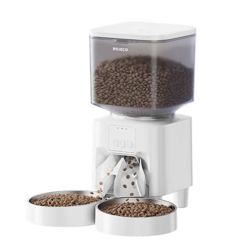 ROJECO 4.5L Automatic Dog Feeder WIFI Version Smart Cat Food Kibble Dispenser APP Remote Control Pet Feeder For Dog Cat Supplies - Image 7