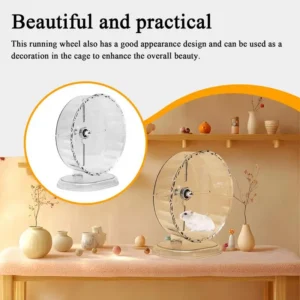 Hamster Wheel Hedgehog Wheel Big Quiet Running Exercise Toy For Pet Chinchilla Dwarf Ferret Crab Hermit Syrian Hedgehog