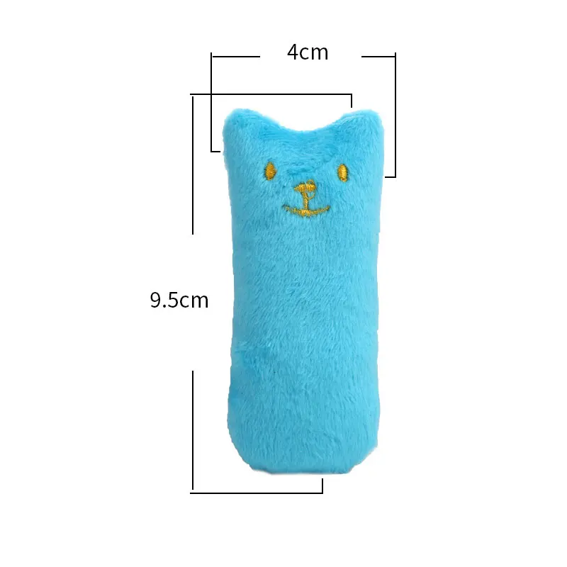 Teeth Grinding Catnip Toys Cute Funny Interactive Plush Teeth Grinding Relaxation Cat Chewing Vocal Toy Bite-resistant Pet Toys - Image 2