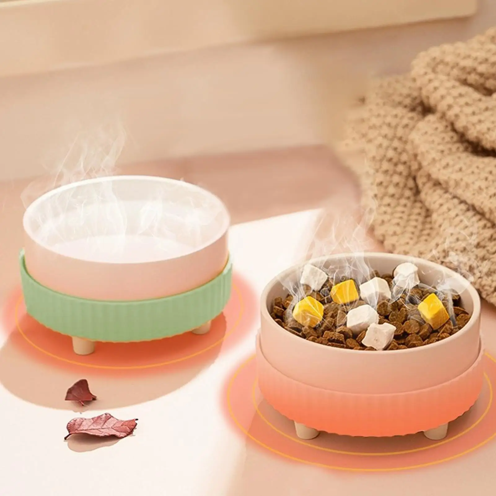 Heated Dog Water Bowl Rechargeable Pet Water Bowl Heater Quiet Pet Water Bowl Heater Animal Drinking Bowl Pet Water Dispenser - Image 4