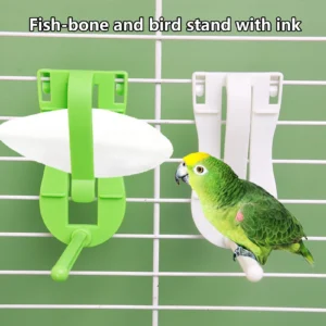 Bird Vegetable Clip Plastic Bird Perch With Food Clip Plastic Durable Bird Feeding Hanger Clip Suitable For Cage Or Play Stand