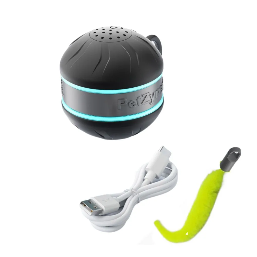 USB Rechargeable Interactive Cat Toy Ball Rotating Anti-Depression Cat Interactive Ball with Tail Bite Resistant - Image 10