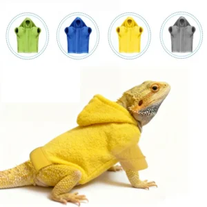 Lizard Clothes Hoodie T-Shirt Reptile Outdoor Cosplay Costume Exotic Pet Apparel Fashionable Warm Small Pet Outfit Adorable