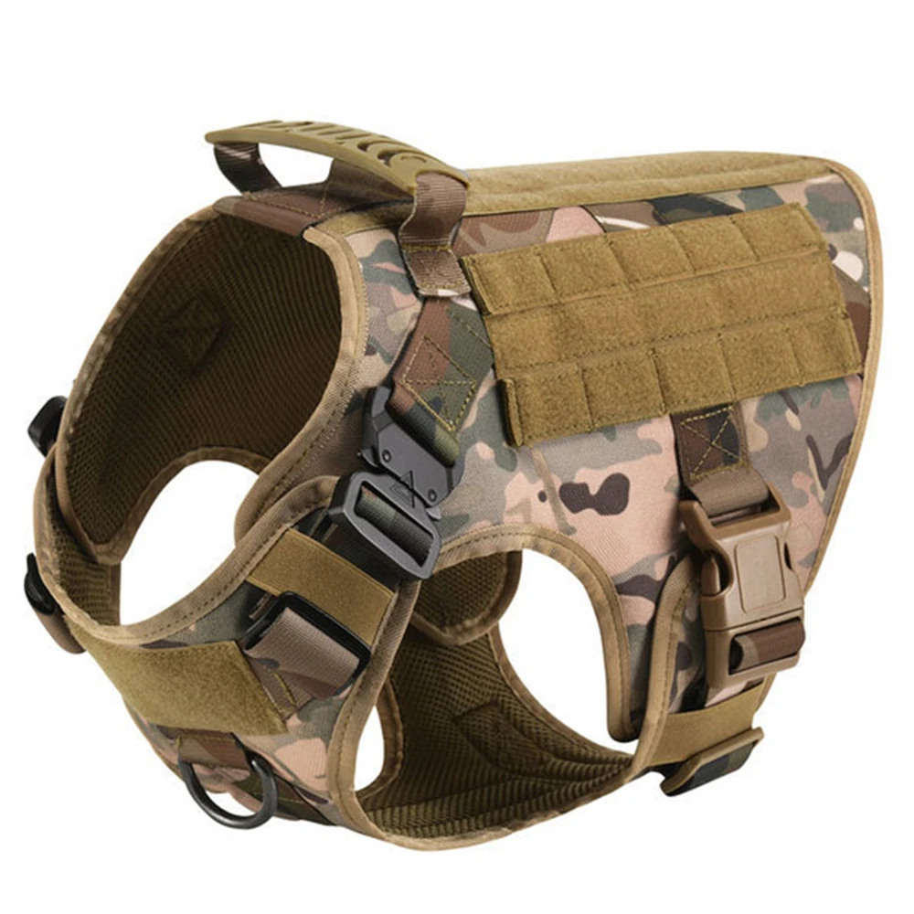 Military Large Dog Harness Pet German Shepherd Malinois Training Vest Tactical Medium Dog Harnesses Hunting For Dogs Accessories - Image 10