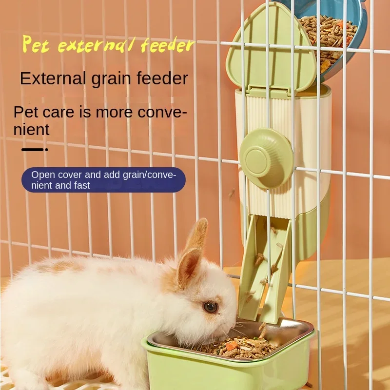 500ML Pet Chinchilla Hanging Feeding Waterer Easy Install Pigeon Rabbit Small Animal Automatic Feeding Water Bowl Pet Products - Image 9