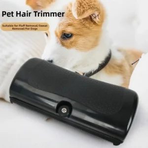 Professional Dog Hair Remover Metal Brush Teeth Hair Care Pet Furs Knot Cutter Non-Slip Handle Portable Cat Comb Brush